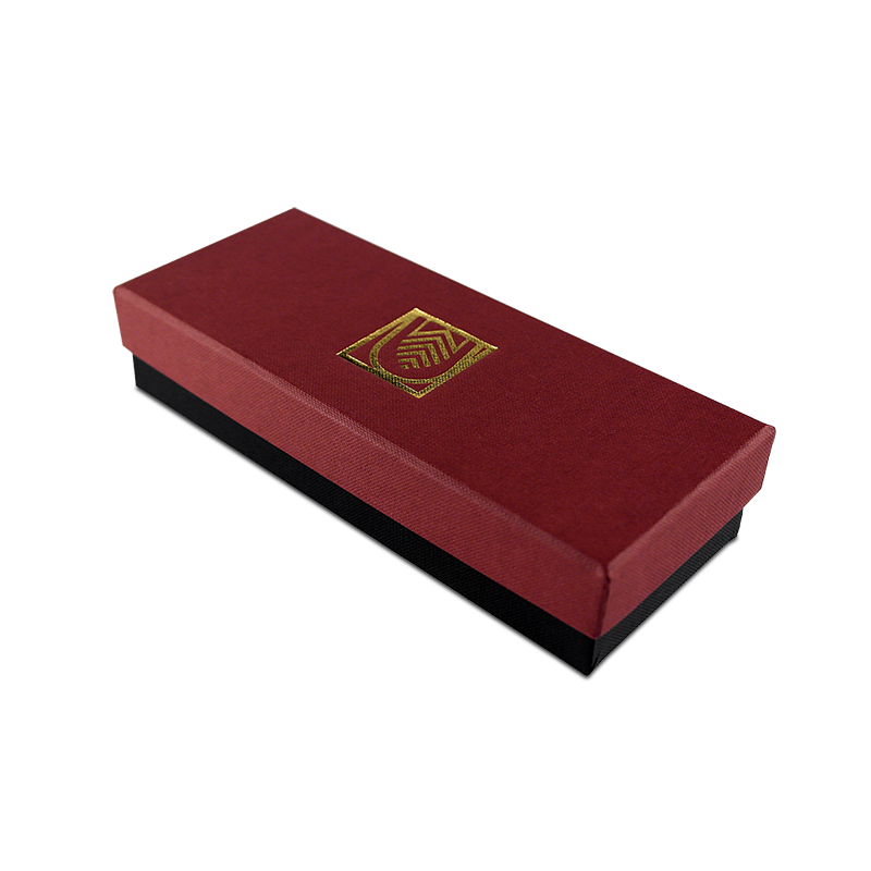 Adjustable leather cigar case LCDH, red 2 cigars