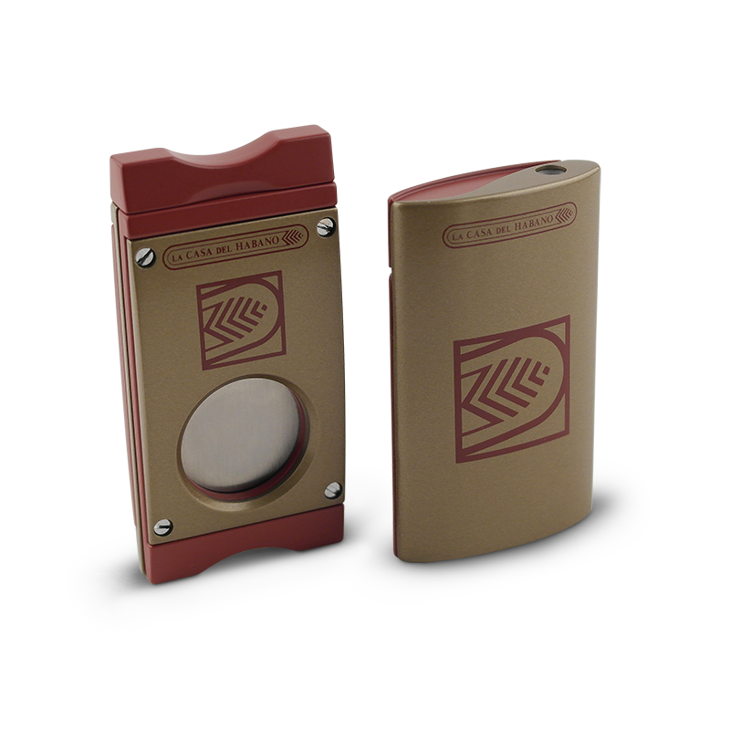 Cigar cutter and lighter set La Casa del Habano