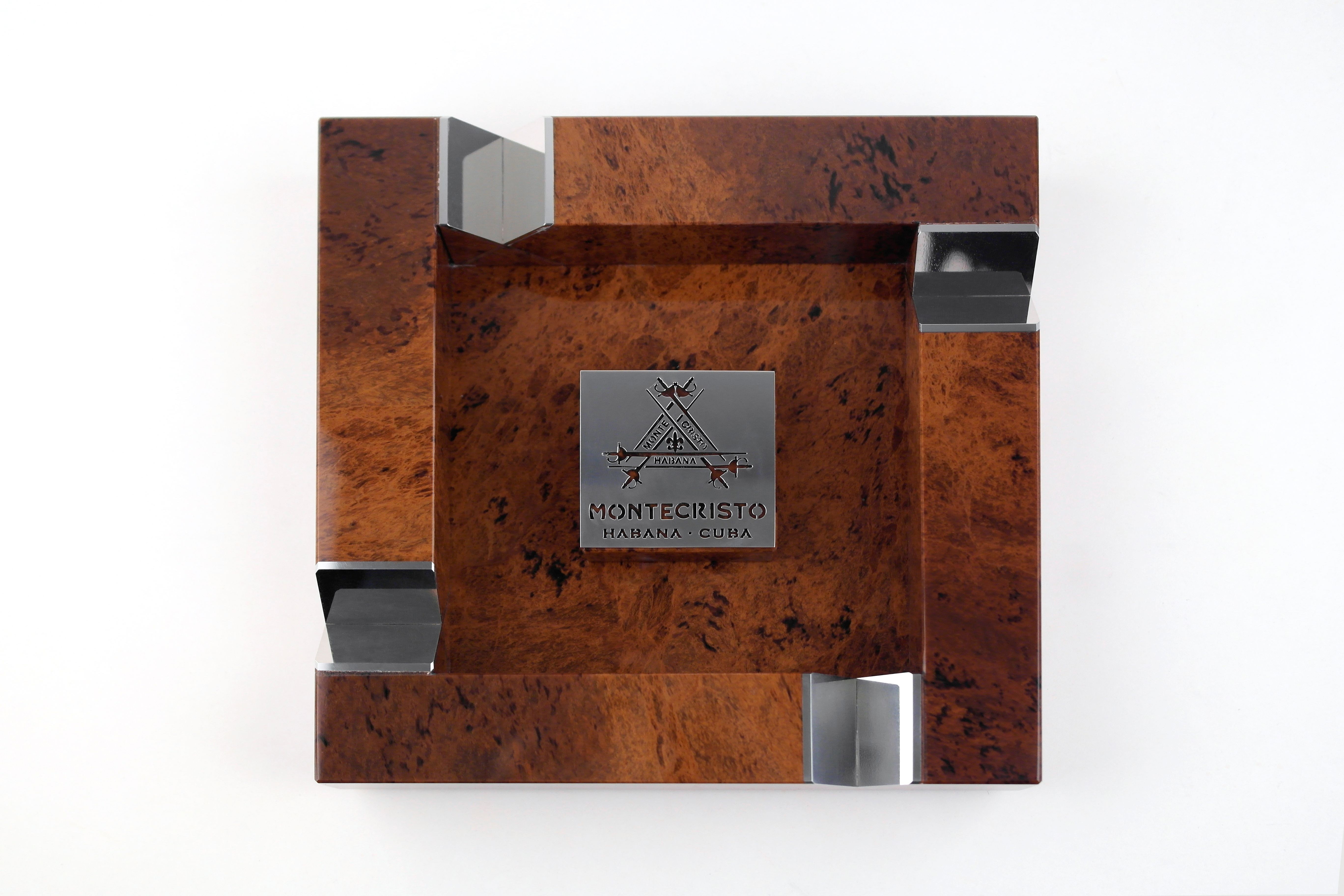 Cenicero de piedra Obsidiana MONTECRISTO Edición Limitada