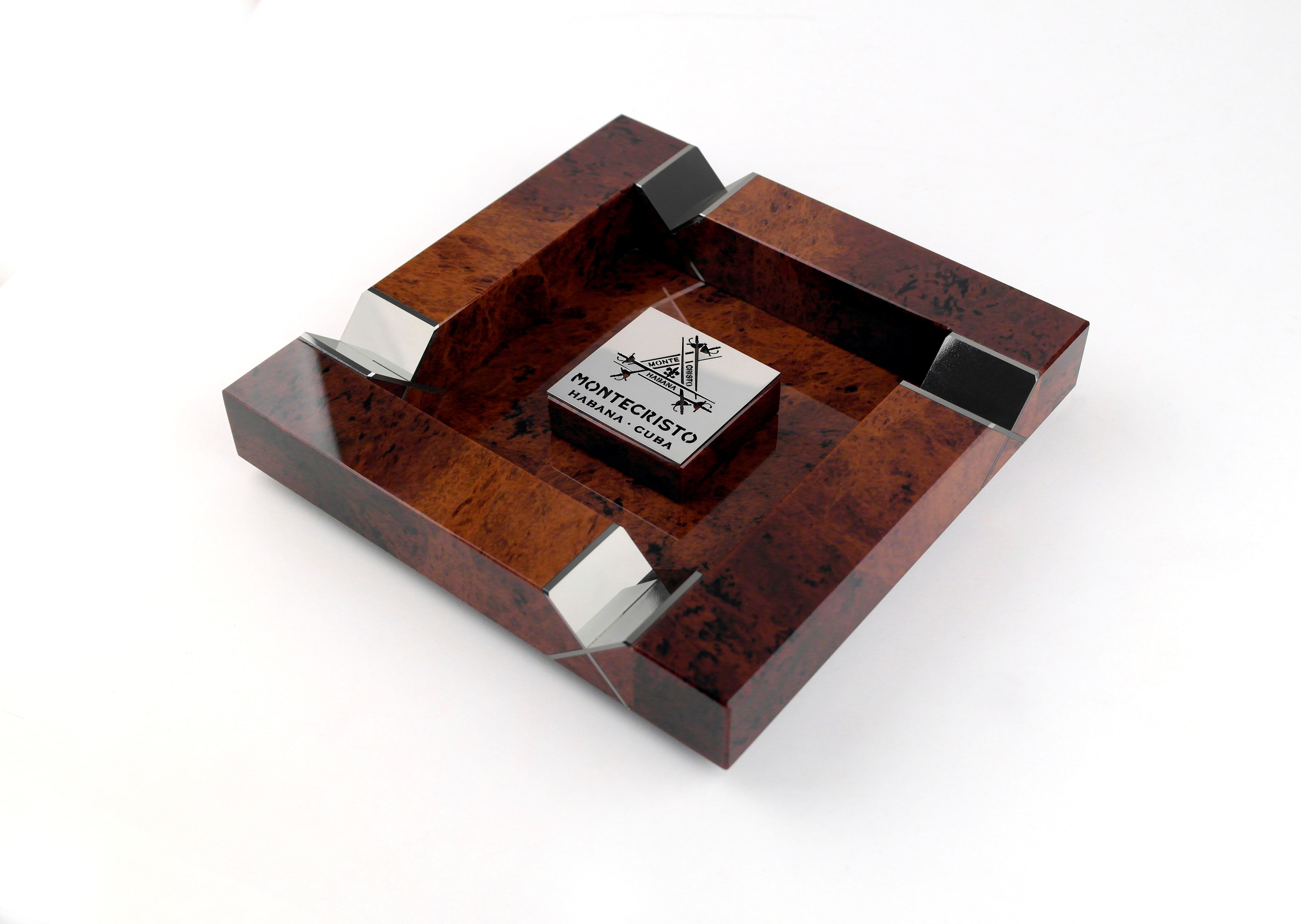 Cenicero de piedra Obsidiana MONTECRISTO Edición Limitada