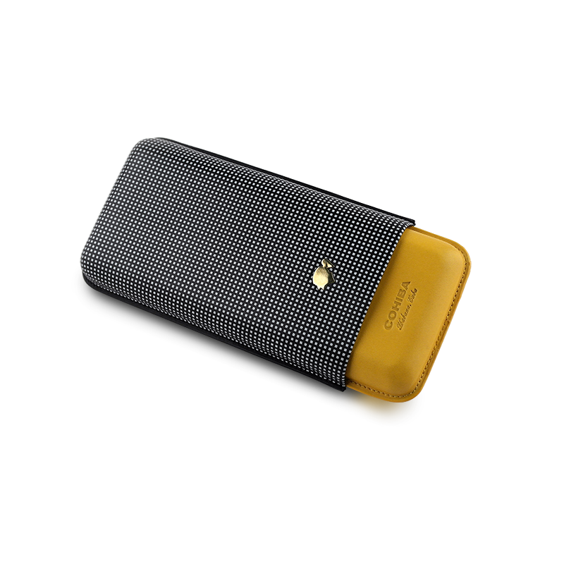 Purera de piel COHIBA 3 puros