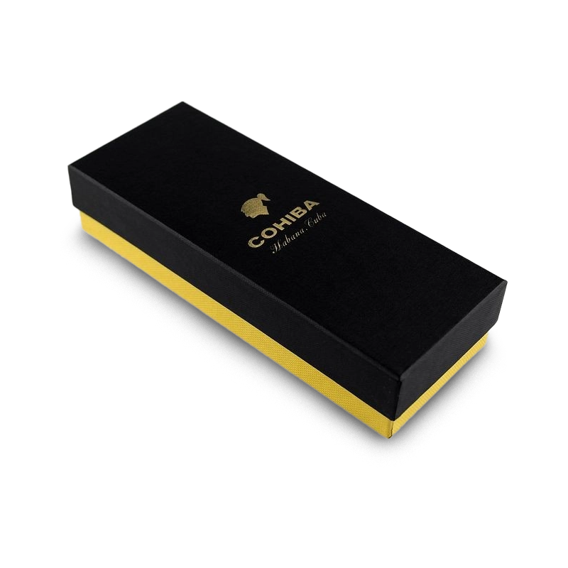 Adjustable leather cigar case COHIBA 2 cigars