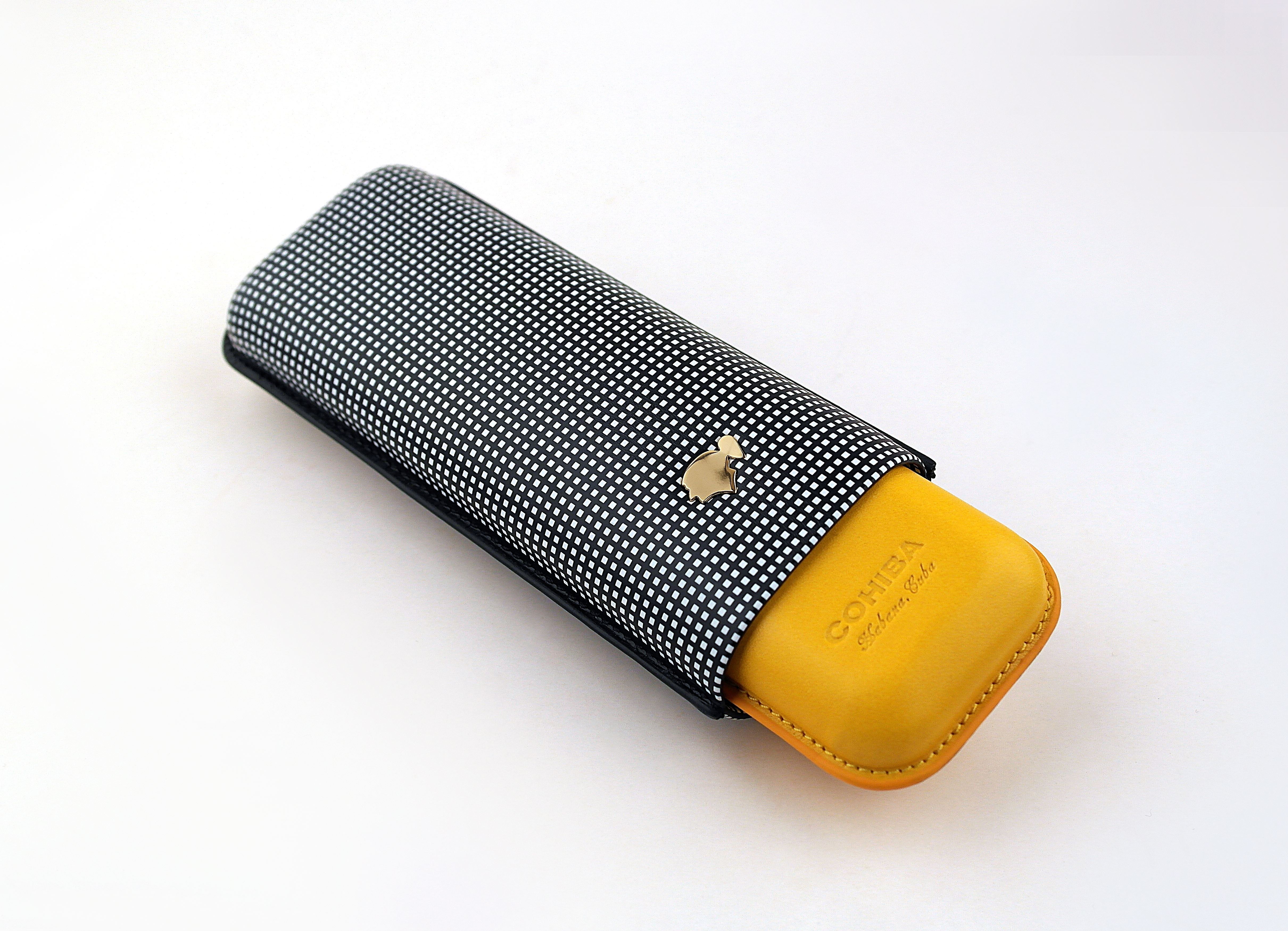Purera de piel COHIBA 2 puros