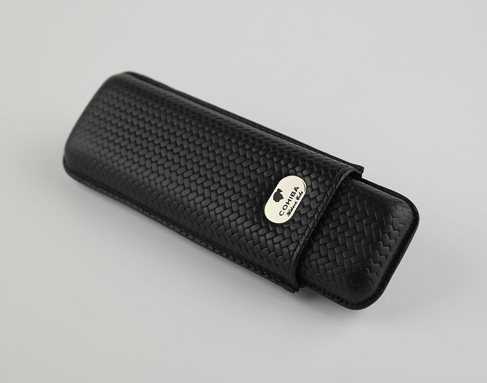 Purera de piel COHIBA ajustable 2 puros