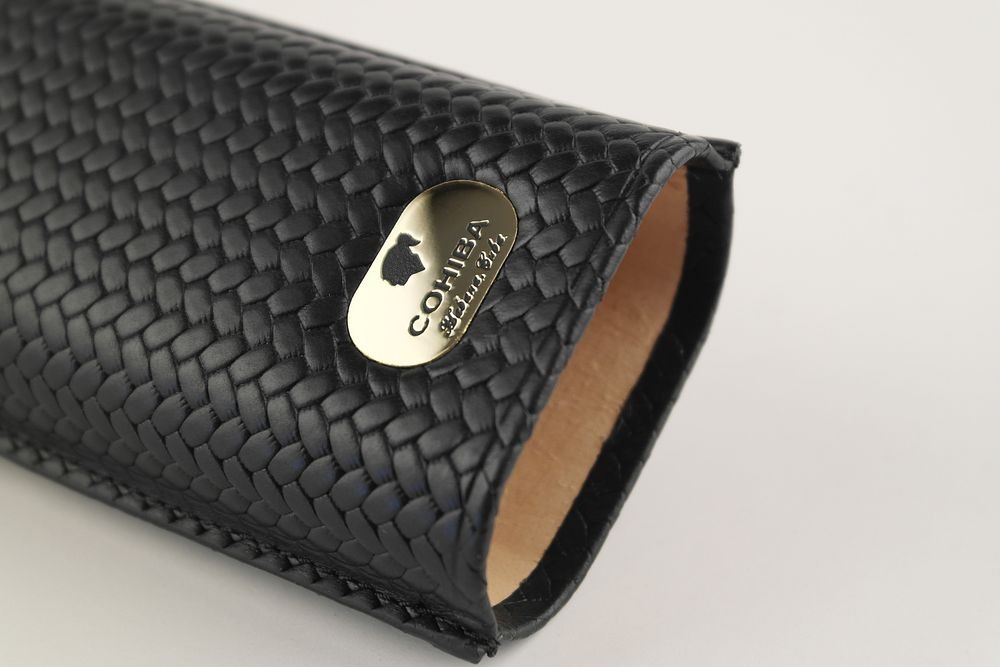Purera de piel COHIBA ajustable 2 puros