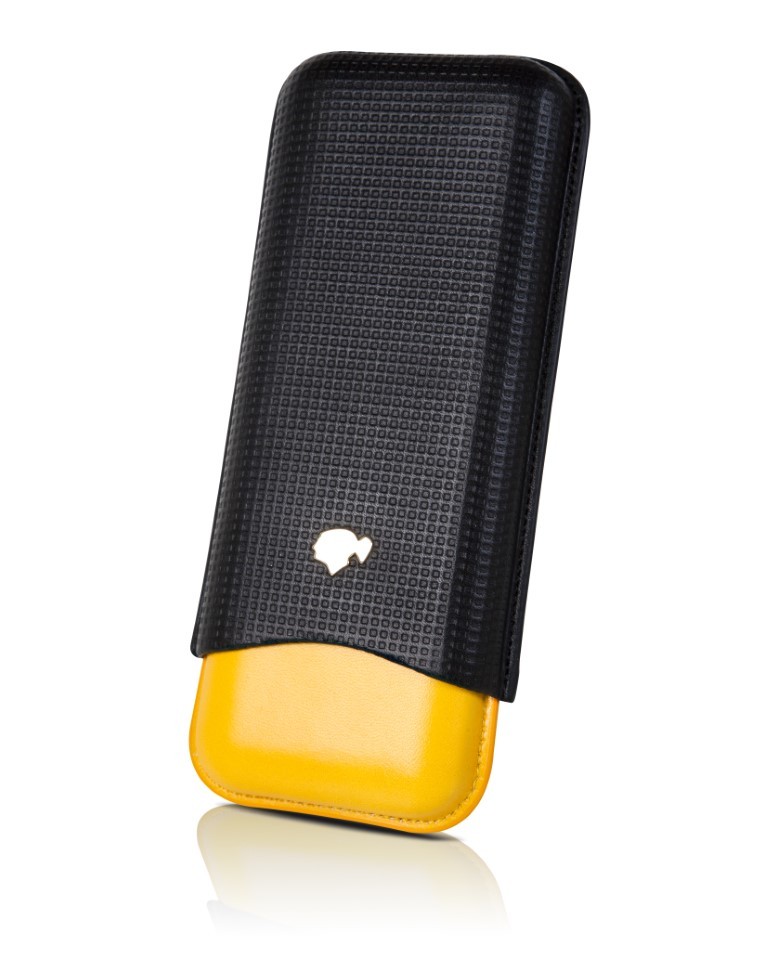 Purera de piel COHIBA ajustable 3 puros