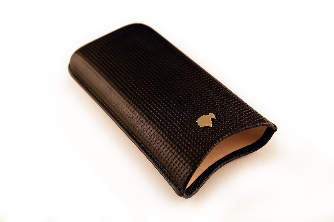 Purera de piel COHIBA ajustable 3 puros