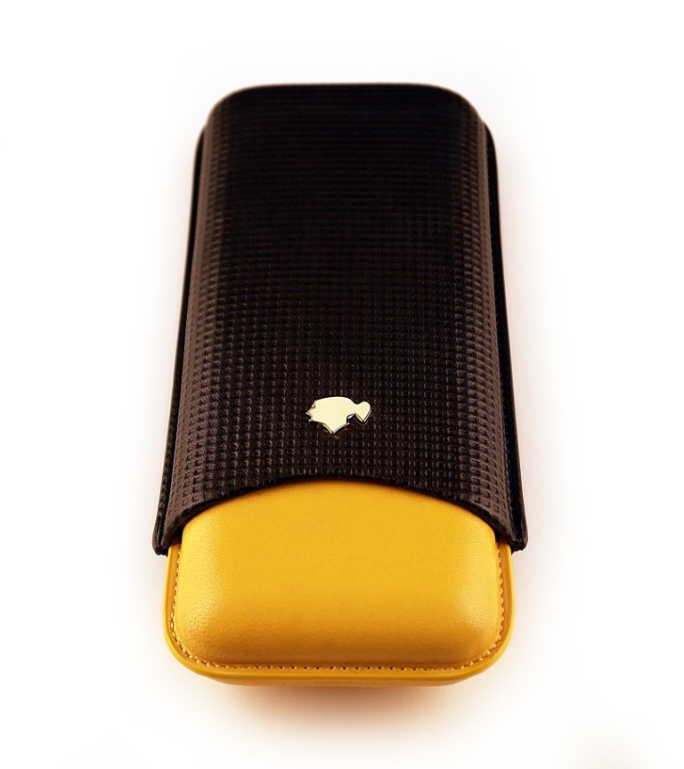 Purera de piel COHIBA ajustable 3 puros