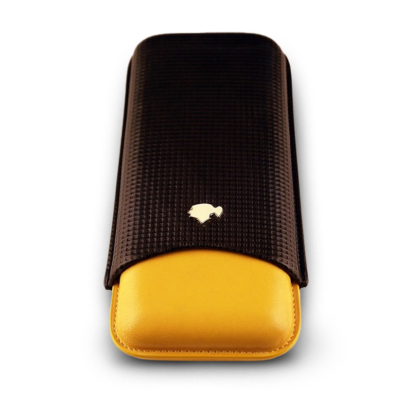 Purera de piel COHIBA ajustable 3 puros