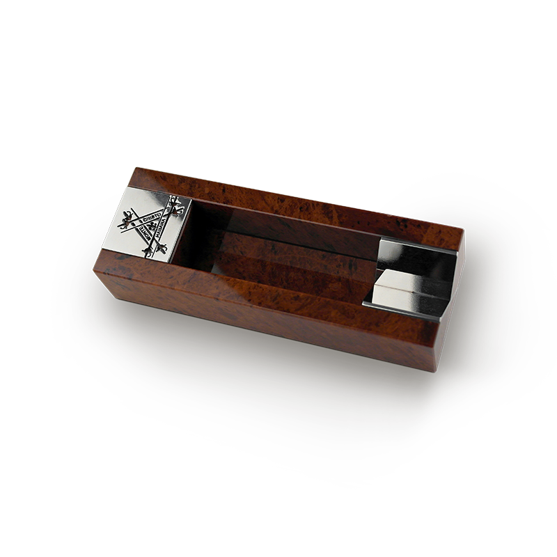 Cenicero de Piedra Obsidiana MONTECRISTO Edicion Limitada