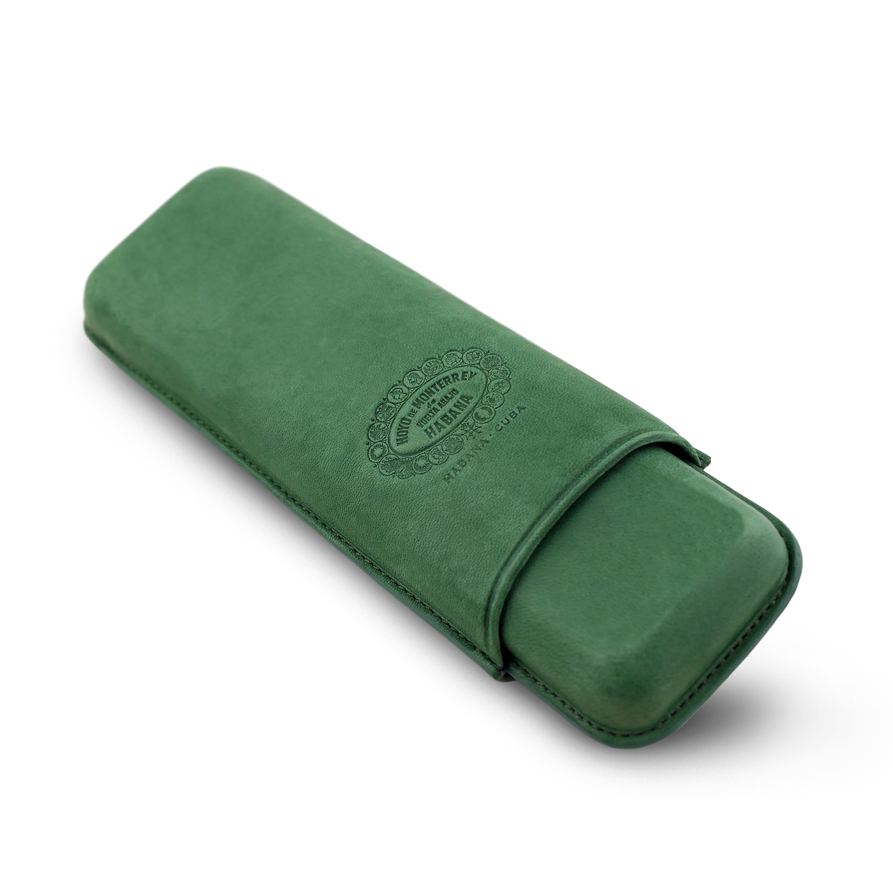 HOYO DE MONTERREY adjustable leather cigar case 2 cigars