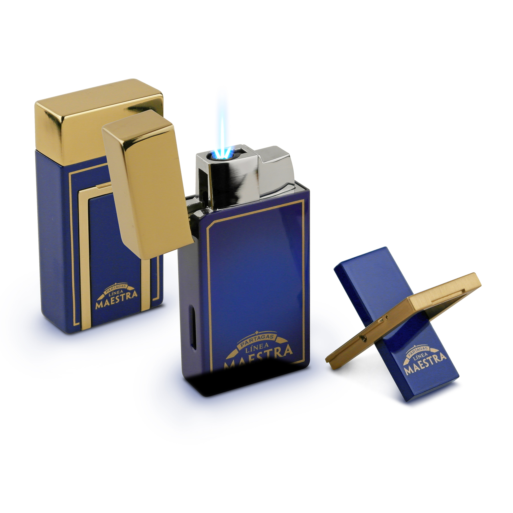 PARTAGAS LINEA MAESTRA lighter with cigar stand